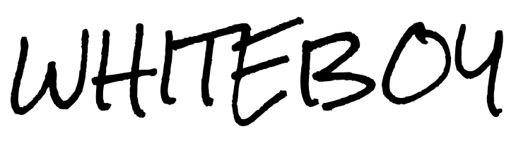 WHITEBOY Rock Salt Font