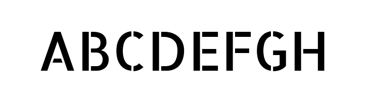 Allerta Stencil  Free Fonts Download