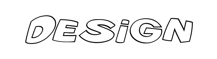 VTC ScreamItLoud Outline Italic  Free Fonts Download