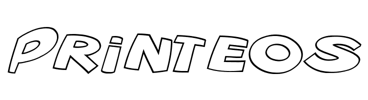 VTC ScreamItLoud Outline Italic  Free Fonts Download