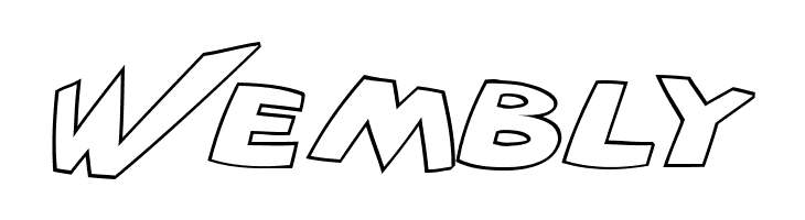 VTC ScreamItLoud Outline Italic  Free Fonts Download