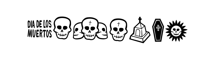 DiaDeLosMuertosOT  Free Fonts Download