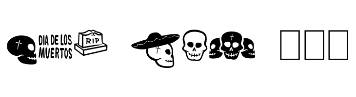 DiaDeLosMuertosOT  Free Fonts Download