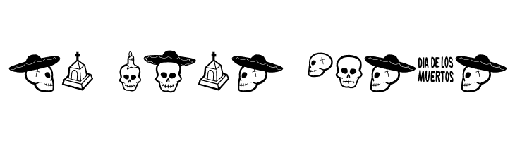 DiaDeLosMuertosOT  Free Fonts Download