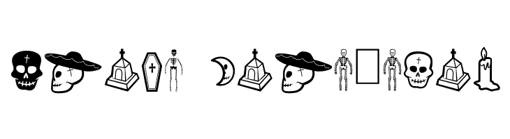 DiaDeLosMuertosOT  Free Fonts Download