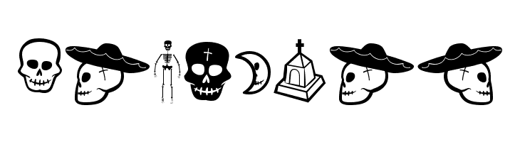 Dia De Los Muertos OT  Free Fonts Download