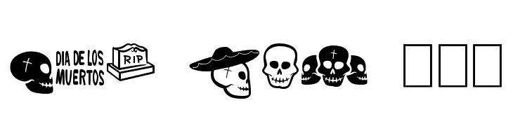 Dia De Los Muertos OT  Free Fonts Download