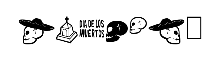 Dia De Los Muertos OT  Free Fonts Download