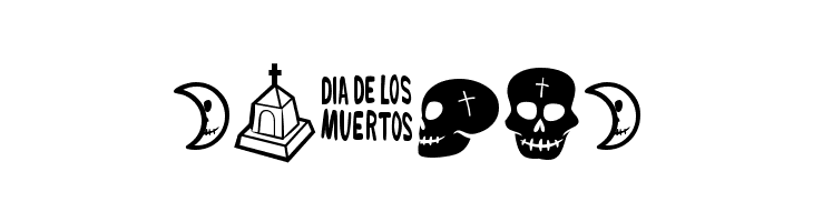 Dia De Los Muertos OT  Free Fonts Download