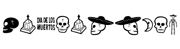 Dia De Los Muertos OT  Free Fonts Download