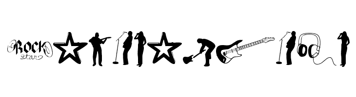 Rock Star 2.0 OT  Free Fonts Download