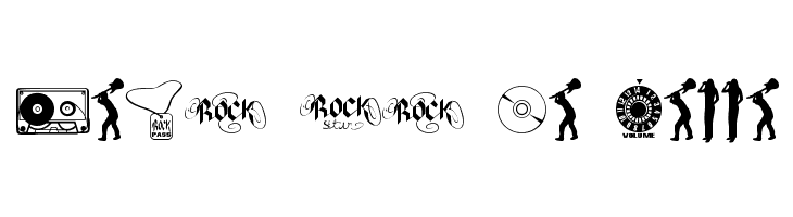 Rock Star 2.0 OT  Free Fonts Download