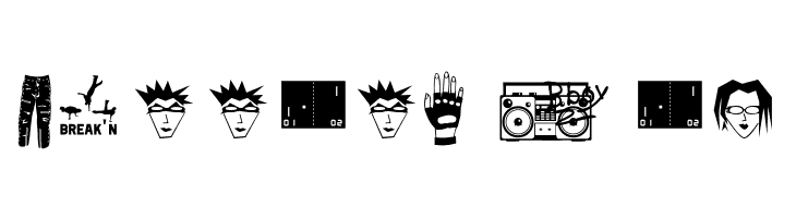 Awesome 80s  Free Fonts Download