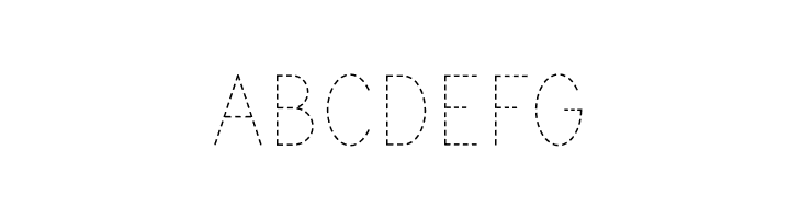 PrintDashedOT  Free Fonts Download