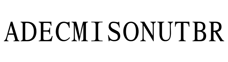 Cincinnatus!"  Free Fonts Download