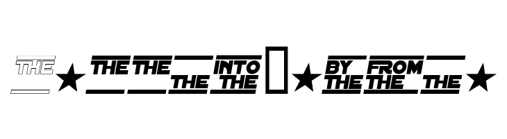 Distant Galaxy Symbols Italic  Free Fonts Download