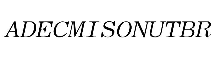 Elite Italic  Free Fonts Download