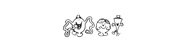 Mr Men Medium  Free Fonts Download
