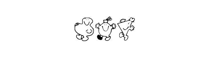 Mr Men Medium  Free Fonts Download