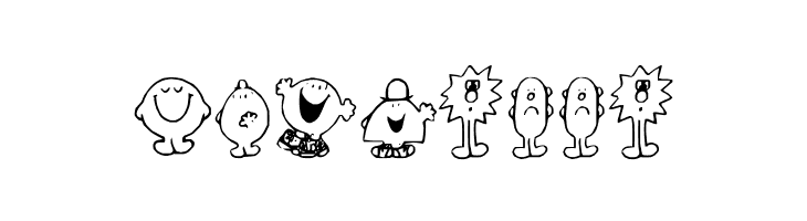Mr Men Medium  Free Fonts Download