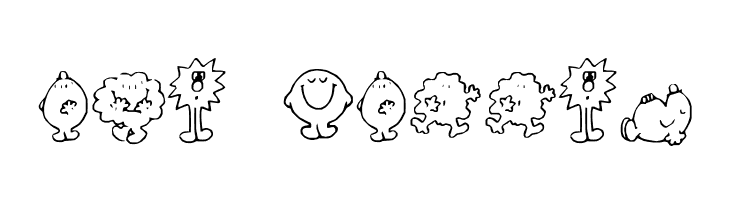 Mr Men Medium  Free Fonts Download