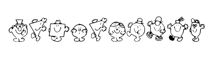 Mr Men Medium  Free Fonts Download