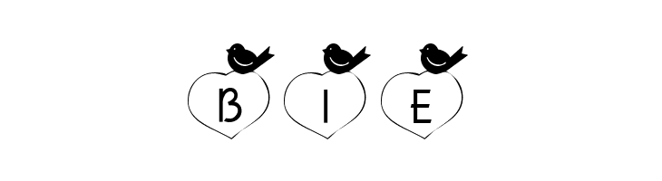 101! Birdie LuV  Free Fonts Download
