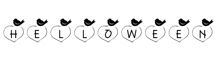 101! Birdie LuV  Free Fonts Download