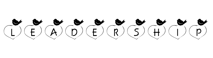 101! Birdie LuV  Free Fonts Download