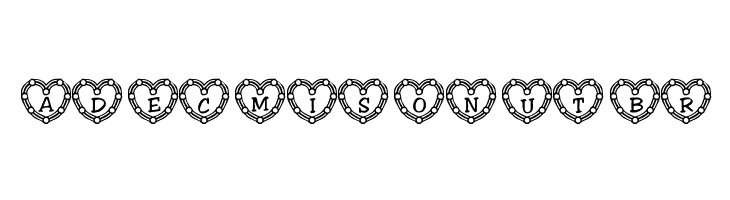 101! Heart Deco  Free Fonts Download