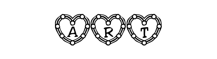 101! Heart Deco  Free Fonts Download