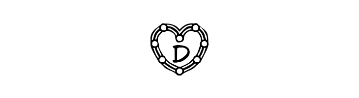 101! Heart Deco  Free Fonts Download