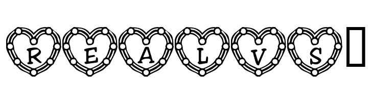 101! Heart Deco  Free Fonts Download