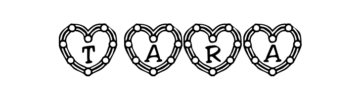 101! Heart Deco  Free Fonts Download