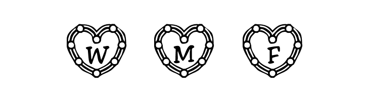 101! Heart Deco  Free Fonts Download