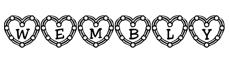 101! Heart Deco  Free Fonts Download