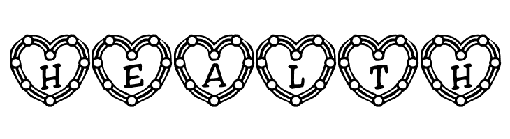 101! Heart Deco  Free Fonts Download