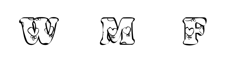 KR Heartfilled  Free Fonts Download