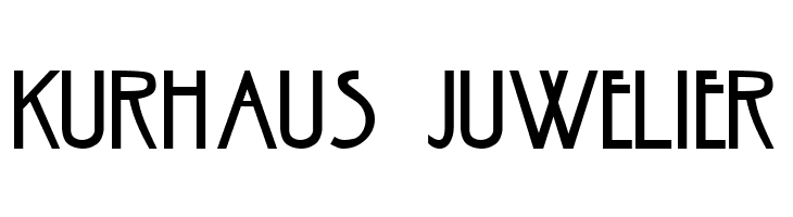 KURHAUS%2BJUWELIER Nouveau Regular Font