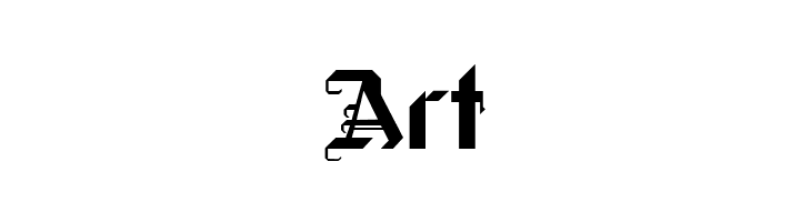 Black-A  Free Fonts Download