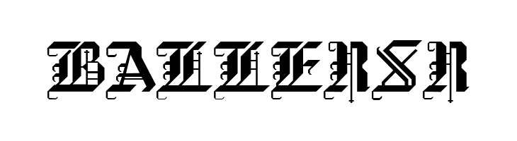 Black-A  Free Fonts Download