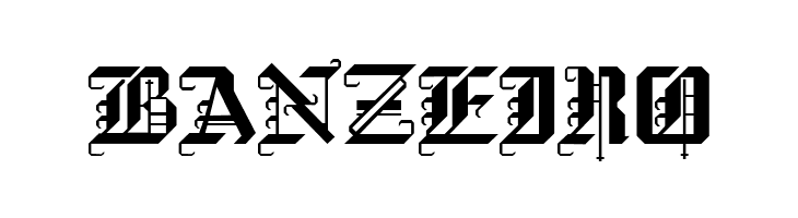 Black-A  Free Fonts Download