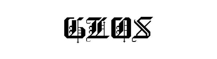 Black-A  Free Fonts Download