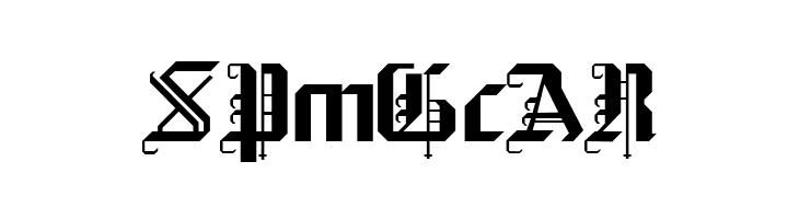 Black-A  Free Fonts Download