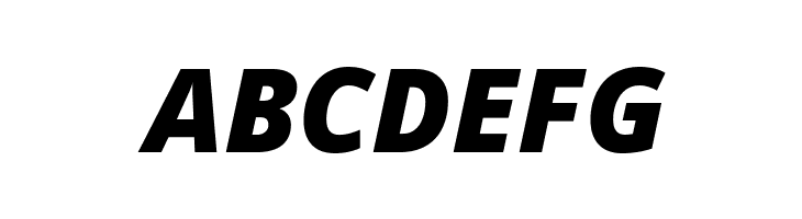 Open Sans Extrabold Italic  Free Fonts Download