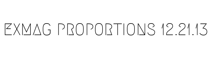 EXMAG%2BPROPORTIONS%2B12.21.13 Megrim Font