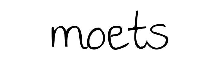 moets The Girl Next Door Font