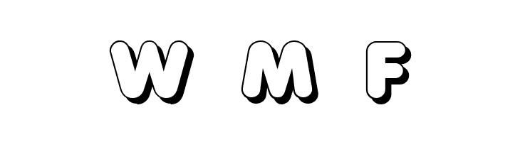 Debussy Shadow  Free Fonts Download