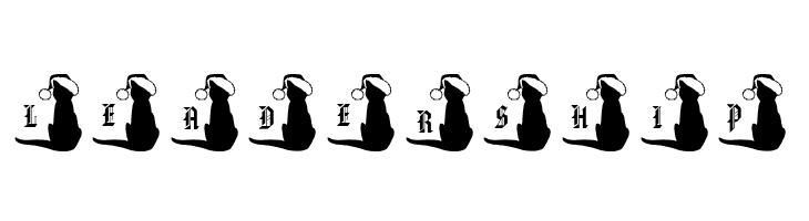 pf_xmas_cat  Free Fonts Download