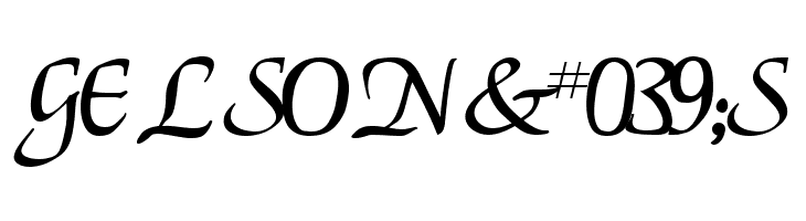 ElGarrett Regular  Free Fonts Download